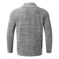 thumbnail image 5 of JUMESGU Business Casual Cardigan Men Men's Casual Cardigan Button Down Knitted Sweater (Grey,M), 5 of 5