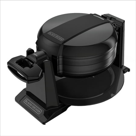 BLACK+DECKER Rotating Waffle Maker with Dual Cooking Plates, Black, (Best Plate Carrier Under 200)