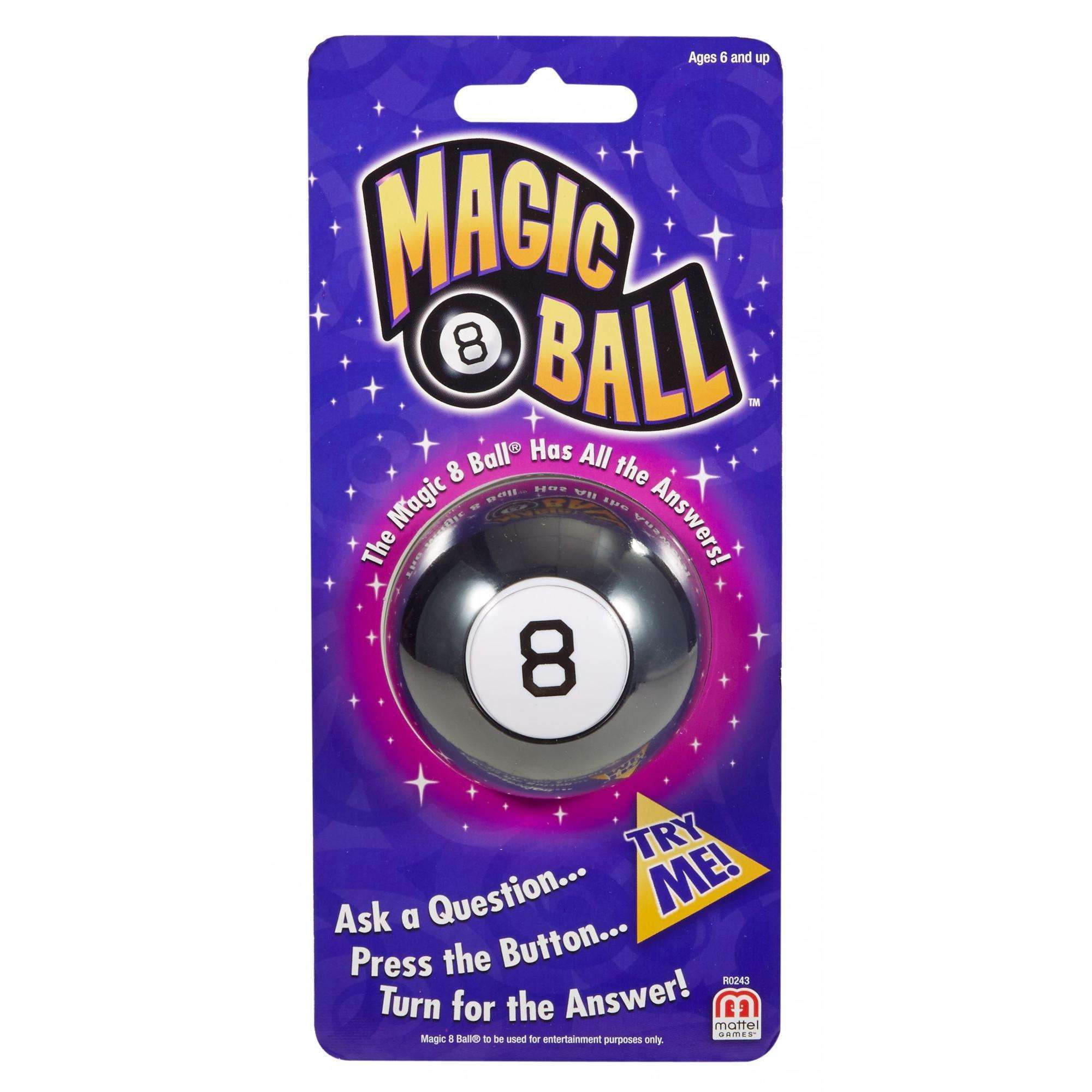 LOT OF 2 MAGIC ORB BALL EIGHT 8 BALL ANSWERS QUESTIONS CLASSIC PARTY GAME  BALLS