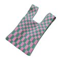 thumbnail image 1 of facefd Women Handbag Tote Grid Pattern Shoulder Bag for Females Summer Pink Green, 1 of 8