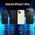 thumbnail image 6 of [5 in 1 for iPhone 13 Pro Case, with 2 Pack Screen Protector + 2 Pack Camera Lens Protector, Liquid Silicone Slim Shockproof Protective Phone Case [Microfiber Lining] 6.1 (Stone)…………, 6 of 14