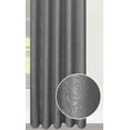 thumbnail image 2 of Luxury Home Textile Rustic Gray Damask Light Filtering Kitchen Curtains, 54 x 84 In (2 Panels), 2 of 3