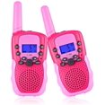 thumbnail image 4 of Selieve Toys para niñas de 3 a 12 años, Walkie Talkies para niños, 22 canales, radio de 2 vías, juguete con linterna LCD retroiluminada, alcance de 3 millas para exteriores, camping, senderismo, 4 of 4
