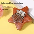 thumbnail image 6 of Nilvkv Solid Wood 8-Tone Mini Thumb Piano Musical Instrument Wooden 8-Tone Finger Piano Home Decor, 6 of 6