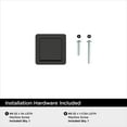 thumbnail image 3 of Amerock Eleva 1-3/16 inch (30mm) Length Matte Black Cabinet Knob, 10 Pack, 3 of 4