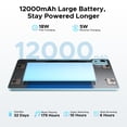 thumbnail image 3 of Aorlym P12 Plus Tablet, 12.2" 2.4K IPS Tablet, 48GB RAM (12GB+36GB Extended) 256GB ROM, Android 16, 120Hz, 12000mAh, 13MP+8MP Camera, 5G WiFi, 7.6mm Ultra-Thin Tablet with Keyboard, Pen, Headphone, 3 of 11
