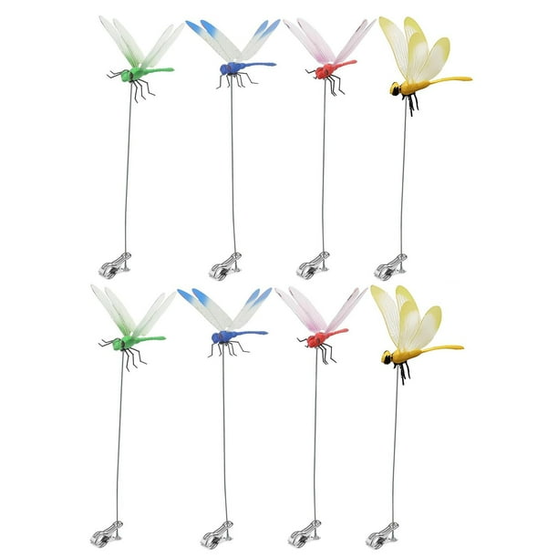 Artificial flowers for cemetery stiwee dragonfly fake dragonflies clip