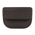 thumbnail image 3 of Organizador para el hueco del asiento del coche, caja de almacenamiento para tarjetas y gafas. Marrón, 3 of 9