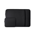 thumbnail image 1 of RAINYEAR 14 Inch Laptop Sleeve Case Protective Soft Padded Zipper Cover Carrying Computer Bag with Front Pocket & Accessories Pouch,Compatible with 14" Notebook Chromebook Tablet Ultrabook(Black), 1 of 10