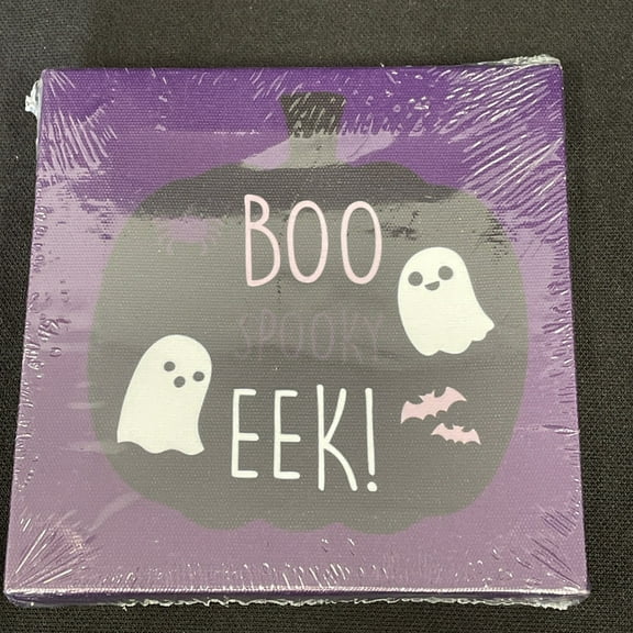 BOO EEK Spooky! 5”x5” Halloween Print
