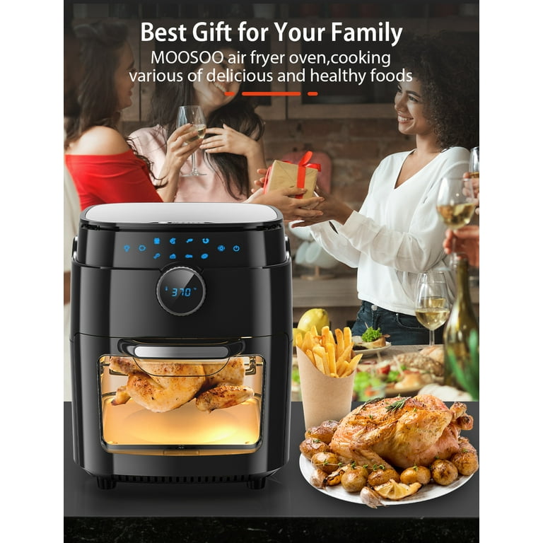 Ultrean Air Fryer Toaster Oven Combo, 7 Accessories and 50 Recipes