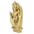 thumbnail image 4 of Estatua del Rey Mono hecha a mano, estatua de mono de latón de aspecto real, estatua de mano de Buda para regalar y decorar., 4 of 14