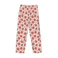 thumbnail image 5 of Goofa Strawberry Flower Printed Soft Pajama Pants for Men, Wide Leg Comfy Casual Lounge Yoga Pants-, 5 of 9
