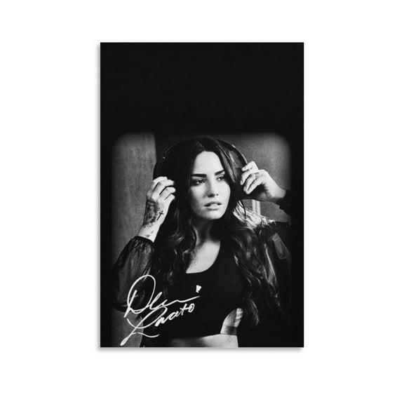 Demi Lovato Canvas Poster Bedroom Decoration Landscape Office Valentine's Birthday Gift