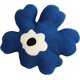 thumbnail image 1 of Cojín de sofá, cojín de cintura, cojín de espalda de felpa con forma especial, almohada creativa con forma de corazón para niña. (Azul y blanco), 1 of 3