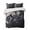 Dark grey, variant on Quilts Queen Size, Cute Dog Soft Comforter Bedding Set for Bed, Black Pet Retro Picture Lightweight Quilted Bedspread with Pillow Cover(2 Pieces) for All Season, 90x96 Inch