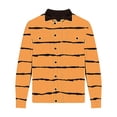 thumbnail image 2 of BiZtdJrK Men Heavyweight Sweatshirt Fleece Lined Zipper Long Sleeve Winter Warm Coat Casual Vintage Print Jackets Limited Time Sale Orange XXL, 2 of 5