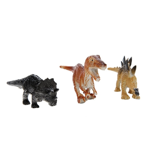 Fyydes 12pcs / set jouet en plastique souple modèle de dinosaure
