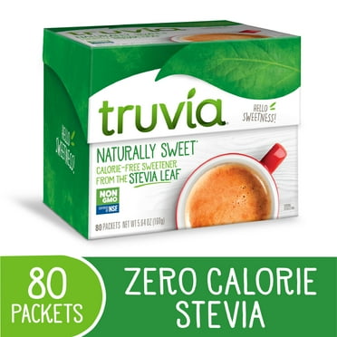 Truvía, Original Stevia Sweetener 80 Packets (Box)