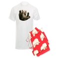 thumbnail image 1 of CafePress - Brown Bottom Bear Cub Playful Fuzzy Wuzzy Men's Li - Men's Light Pajamas, 1 of 1