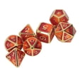thumbnail image 1 of Juego de dados, 7 piezas de dados de múltiples caras, juego de dados de metal, rendimiento de alta gama, 1 of 8