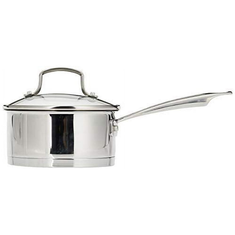 Cuisinart 8919-16 Professional Stainless Saucepan with Cover, 1.5-Quart,  Stainless Steel