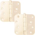 thumbnail image 1 of Bisagras de puerta Stone Harbor Hardware de latón pulido de 4 pulgadas, paquete de 2, 1 of 4
