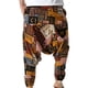 thumbnail image 3 of Pantalones bombachos de cintura media con estampado de encaje a la moda para hombre, pantalones casuales de longitud completa, pantalones de entrepierna para hombre, 3 of 5