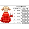 thumbnail image 3 of SATKULL Encanto Robe de Cosplay Dolores Ligne A Filles Robe Amusante Fête Costume, 3 of 9