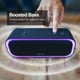 thumbnail image 3 of DOSS SoundBox Pro Altavoz Bluetooth con sonido estéreo de 20 W, graves extra activos, IPX6 resistente al agua, Bluetooth 5.0, emparejamiento TWS, luces multicolores, tiempo de reproducción de 20 horas, 3 of 5
