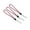 Pink, variant on 3Pcs Hand Wrist Lanyard Anti-lost Universal USB Flash Drive Keychain Hanging Rope Camera Holder