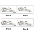 thumbnail image 2 of Folding Bracket Triangle Wall Shelf 90 Degree Telescopic Foldable Desk Rack Hardware Accessories, 2 of 8