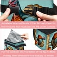 thumbnail image 4 of Turkey Foldable Car Trash Bin with Lid, Leak-Proof Mini Trash Can for Car with Hanging Storage Bag, 4 of 6