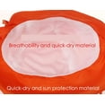thumbnail image 4 of Sunisery Baby Boys Girls Sun Hat Breathable Adjustable Summer UPF 50+ Sun Protection Beach Wide Brim Flap Hat, 4 of 5