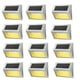 thumbnail image 2 of Lámparas solares de pared para exteriores, impermeables, IP65, 12 unidades 12 piezas, 2 of 7