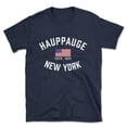 thumbnail image 1 of Hauppauge New York Patriot Men's Cotton T-Shirt, 1 of 1