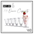thumbnail image 6 of 7.5-Ounce Footed Ice Cream Cups, Classic Sundae Glass Cups, Thick and Durable, For Sundaes, Milkshakes, Ices, Desserts, Set of 6 Dessert Glasses 3.8” x 5”, 6 of 6