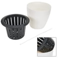 thumbnail image 4 of LEFU for Self-Watering Flower Pot Plastic Imitation Porcelain Planter Indoor Outdoor Garden Container with Inner Pot and Cotton Rope for Plant Care (Multiple Sizes Available), 4 of 10