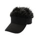 thumbnail image 5 of Gorra con visera con pelo falso Yinane Gorra Negra Cabello Negro, 5 of 8