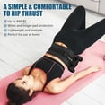 thumbnail image 6 of Exercise Hip Thrust Belt - Dumbbell Hip Thrust Belt, Thicken & Widen, Comfortable for Dumbbells, Kettlebells or Plates, Slip Padding, Gym or Home Workouts, 6 of 6