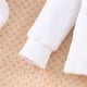 thumbnail image 4 of Gibobby Conjunto de pantalones para niño pequeños Infantes Manga larga Sólido Fleece Oído lindo Abrigo con capucha Chaqueta Tops Pantalones de dibujos animados(Blanco,9-12 Meses), 4 of 5