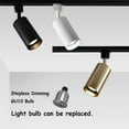 thumbnail image 7 of FSLiving Stepless Dimming H-Type Track Light Remote Control Rotated Adjusted Tilt Angle 7W Spot Light White Ceiling Lamp for Mirror Front Hallway Loft Wall Art Office(No Track) - 3 Pack, 7 of 7