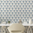 thumbnail image 3 of Ambesonne Dusty Blue Peel & Stick Wallpaper for Home, Protea Flowers Pattern, 13"x72", Ivory Blue Grey, 3 of 6