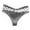 Gray, variant on BYHONG Sexy Transparent Hollowed Out Seamless Underwear for Women with Low Waist High Elasticity and Lifting Spicy Mesh Thong T Shirts Women's Panties Grey M