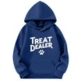 thumbnail image 4 of Tanghaowl Women Sweatshirt Long Sleeve Letter Printed Hoodie Loose Oversize Sweatshirts Pullover Top Blouse Blue S, 4 of 5