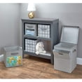 thumbnail image 2 of iDesign Fabric Storage Cube Bin With Clear Window, Gray, 10.5x10.5x11 Inches, 2 of 2