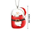 thumbnail image 3 of Luoshdecor Christmas Tree Ornaments Initial,Personalized Santa Claus Style Alphabet Pendant Decorations,Suitable for Xmas Gift Giving,(B), 3 of 6