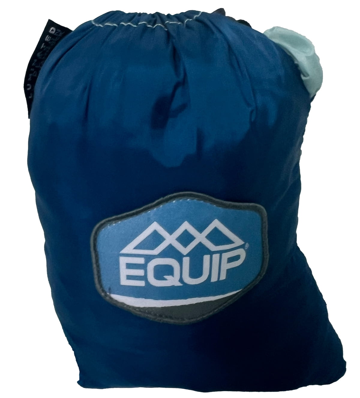 Equip Illuminated Nylon Camping Travel Hammock, 2 Person, Blue & Dark Blue