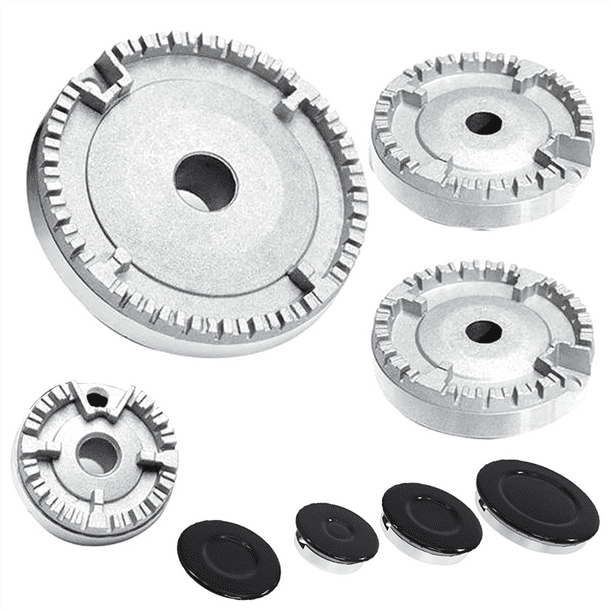 ckepdyeh Cooker Hat Set Stove Lid, Oven Gas Hob Burner Crown Flame Cap