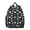 Baseballs Stars Black, variant on Baseball Gear and Snacks Blue Backpack for School, Cute School Bag with Adjustable Shoulder Straps and Padded Back, 13.8"x11.4"x6"